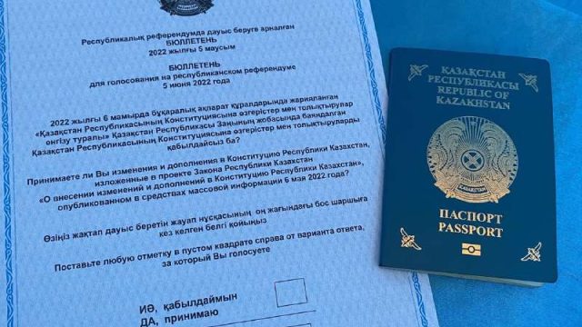 Қазақстанда референдумға қатысқандар саны 65%-тен асты