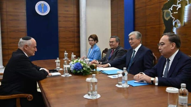 Президент Американың ірі еврей ұйымдары конференциясы төрағасының орынбасарын қабылдады