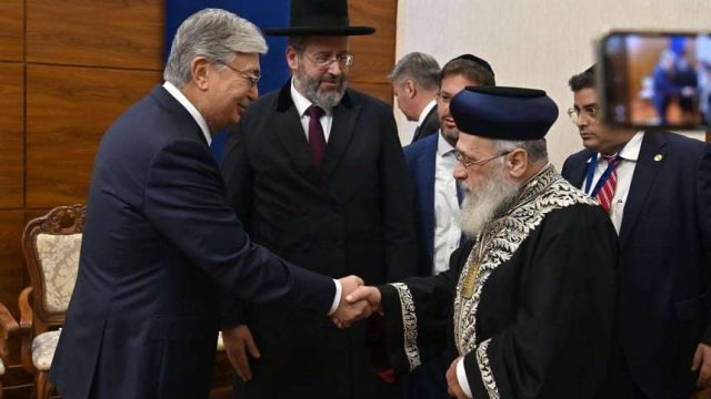 Қасым-Жомарт Тоқаев бас ашкенази мен сефард раввиндерін қабылдады