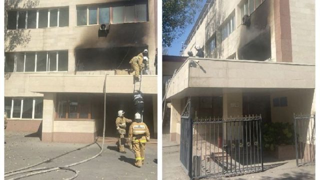 Қазақстан жол ғылыми-зерттеу институтынан өрт шықты