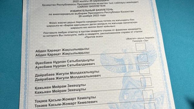 Қазақстандықтардың 62% астамы өз таңдауын жасады