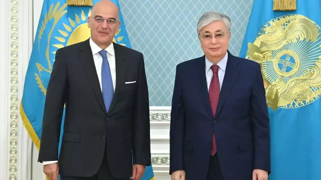Мемлекет басшысы Грекияның сыртқы істер министрін қабылдады