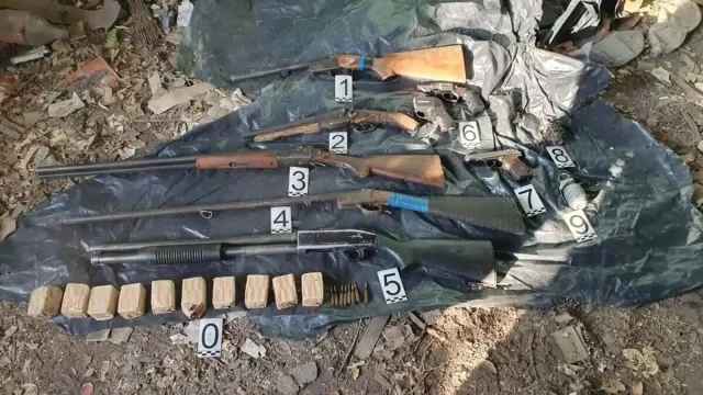 Жамбыл облысында қару-жарақ сақталған орын табылды