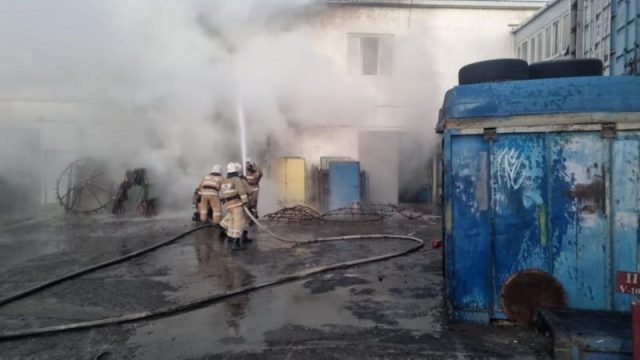 Ақтаудағы техникалық жөндеу орталығында жарылыс болды