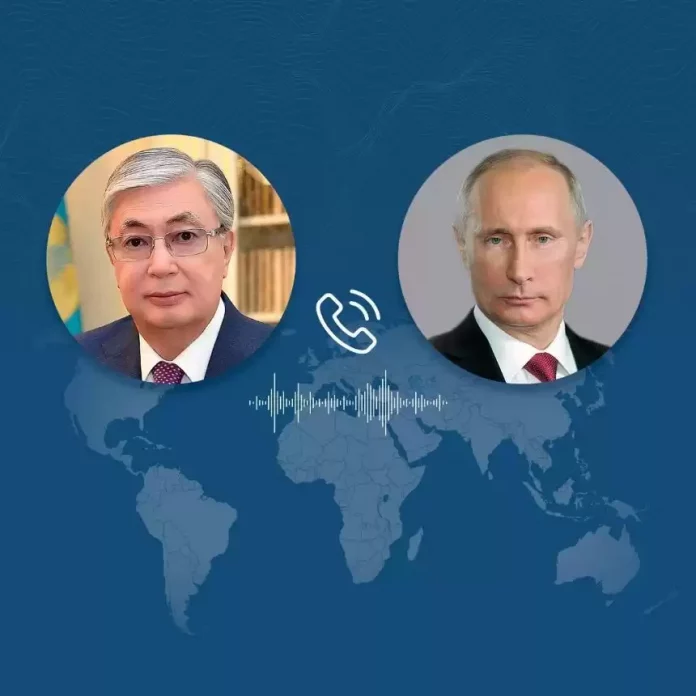 Қасым-Жомарт Тоқаев және Владимир Путин