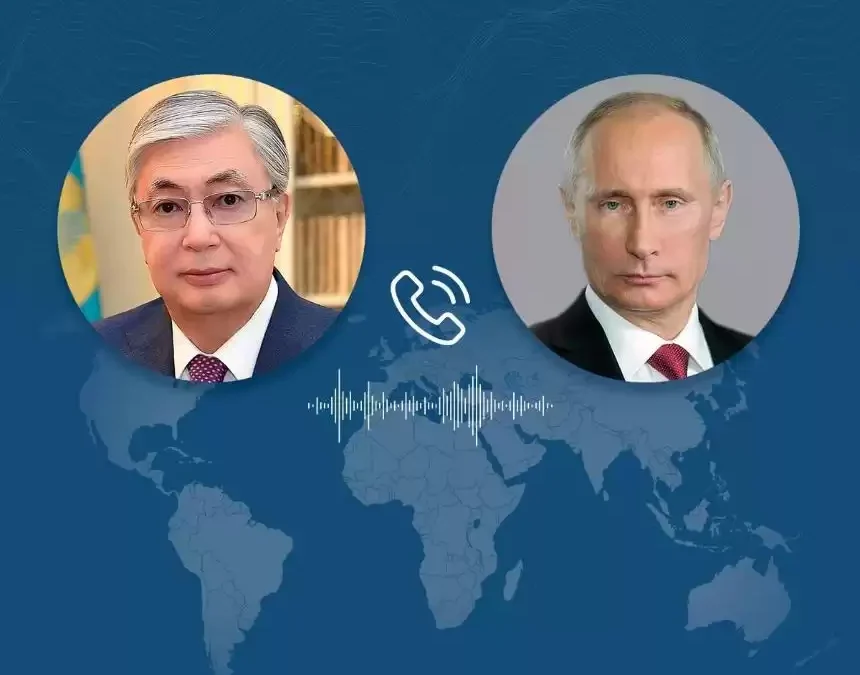 Қасым-Жомарт Тоқаев және Владимир Путин