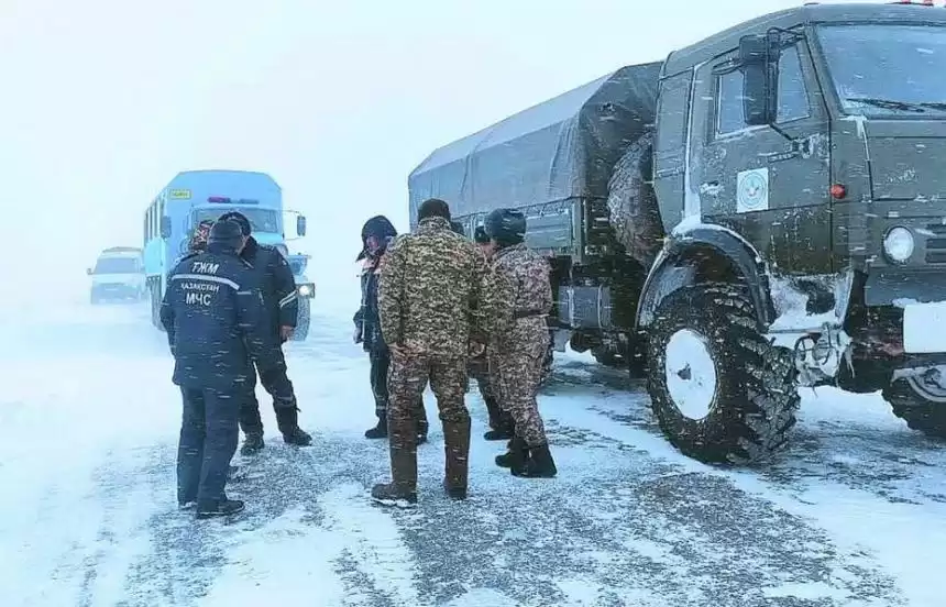 эвакуация боран, ТЖМ, қыс