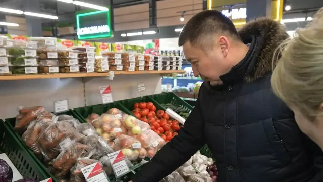 Екібастұзда азық-түліктің бағасы төмендеді