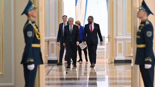 Президент Ұлыбританияның сыртқы істер министрін қабылдады