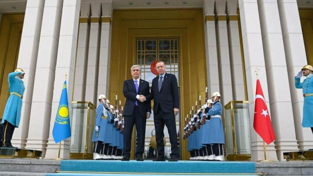 Мемлекет басшысын Түркия президенті «Кулие» резиденциясында қарсы алды