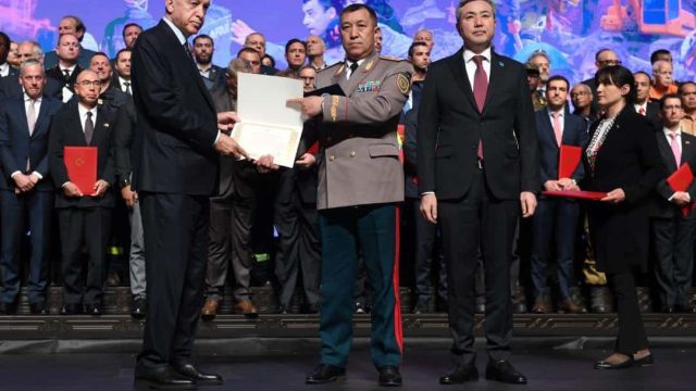 Қазақстандық құтқарушы Түркияның мемлекеттік медалімен марапатталды