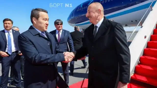 Ильхам Әлиев ресми сапармен Қазақстанға келді