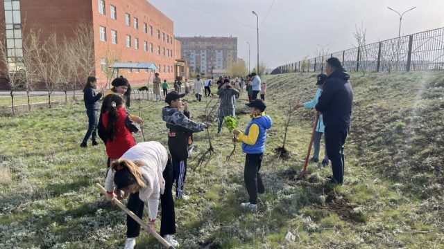 БҚО-да республикалық сенбілік аясында тал-теректер егілді