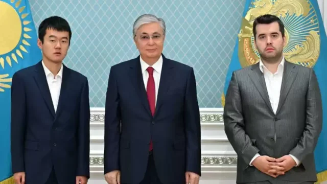 Мемлекет басшысы әлемдік шахмат элитасының өкілдерімен кездесті