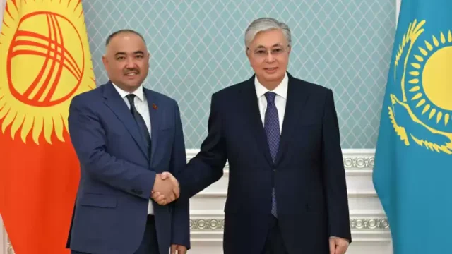 Президент Қырғызстанның жогорку кенеш төрағасын қабылдады