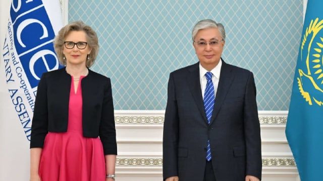 Қасым-Жомарт Тоқаев ЕҚЫҰ парламент ассамблеясы президентін қабылдады