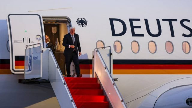 Германия президенті мемлекеттік сапармен Қазақстанға келді