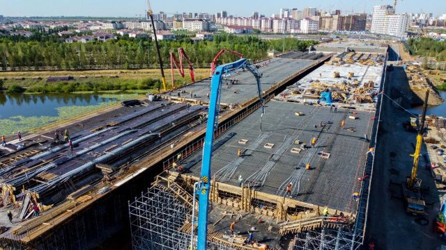 Астанада Есіл өзенін кесіп өтетін көпір салынады