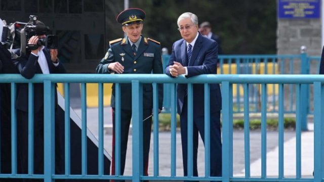 Президент сел тасқынынан қорғайтын «Аюсай» бөгетіне барды
