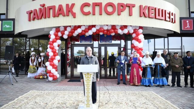 БҚО-ның Ақжайық ауданында қос спорт кешені ашылды