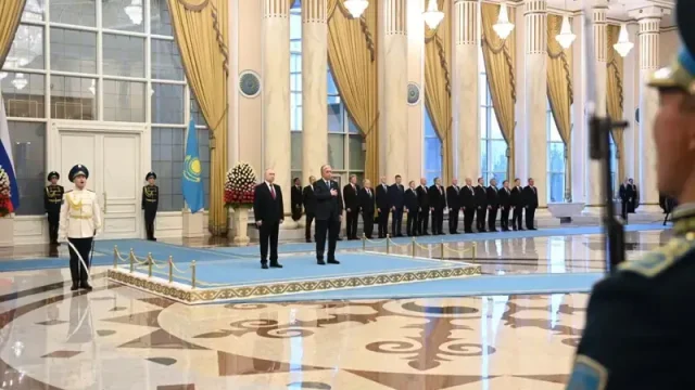 Ақордада Владимир Путинді салтанатты қарсы алу рәсімі өтті