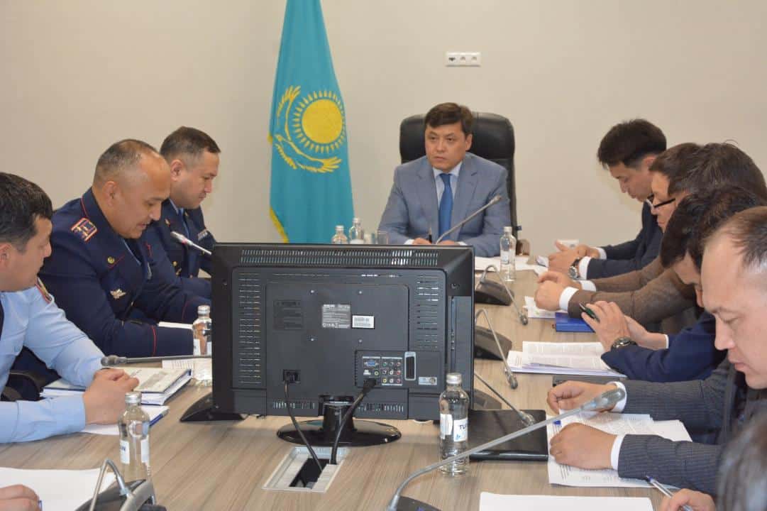 Полицейлер нашақорлықтың алдын алу жөніндегі отырысқа қатысты