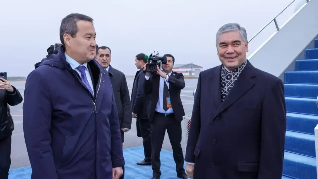 Қазақстанға Түрікмен халқының ұлттық көшбасшысы келді