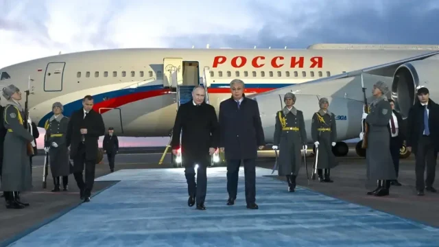 Ресей президенті Астанаға ресми сапармен келді