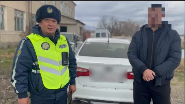 Түркістан полициясы 7,5 млн теңге қарызы бар көлік жүргізушісін анықтады