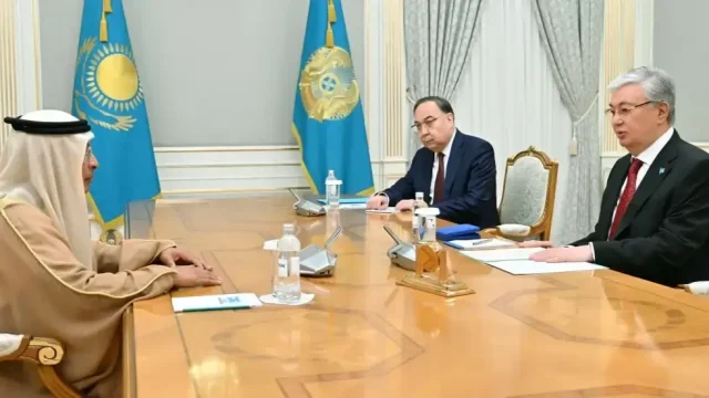 Мемлекет басшысы БАӘ-нің Қазақстандағы елшісін қабылдады