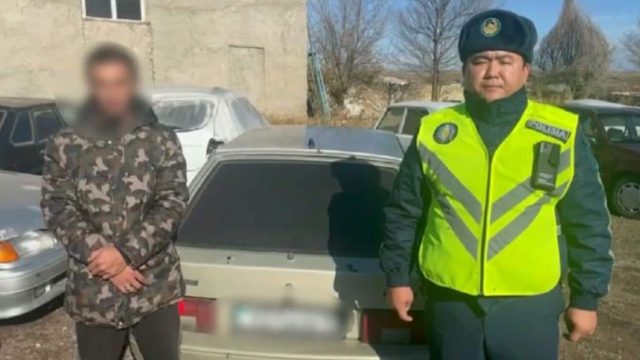 Полицейлер жол қозғалысы ережелерін өрескел бұзған жүргізушіні ұстады