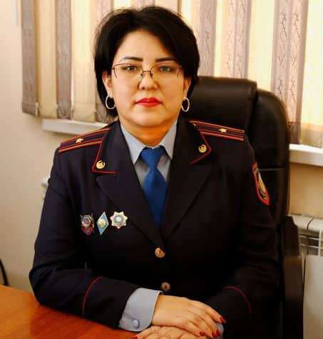 Алтынай ЖОЛЫМБЕКОВА, Түркістан облыстық Ішкі істер департаментінің аға тергеушісі
