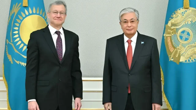 Президент АҚШ-тың Қазақстандағы елшісі Дэниел Розенблюмді қабылдады