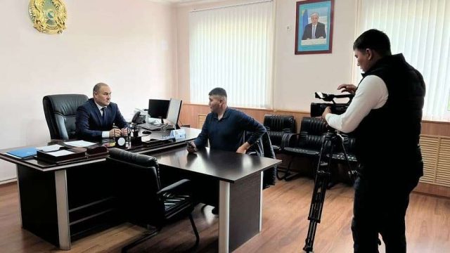 Сарыағаш аудандық соты журналистке сұхбат берді