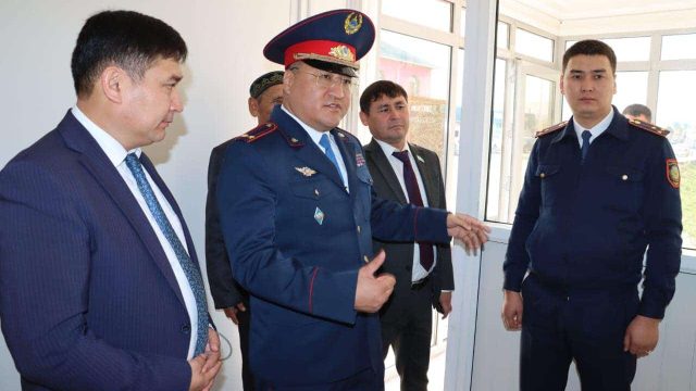 Үш ауылда модульдік полиция пункті ашылды