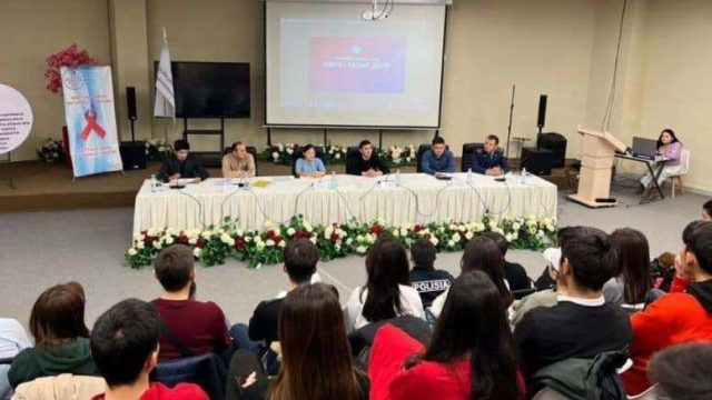 Түркістан облысының тәртіп сақшылары студенттермен кездесті