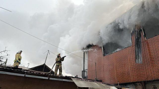 Алматыда лағманхана өртенді