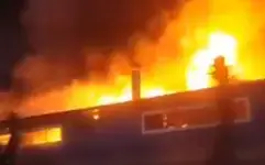 Алматы маңындағы өнеркәсіп аймағынан алапат өрт шықты