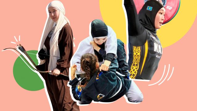 Күш және стиль: спорт әлеміндегі орамал таққан қыздар