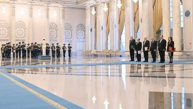 Президент бірқатар мемлекеттің елшісінен сенім грамоталарын қабылдады