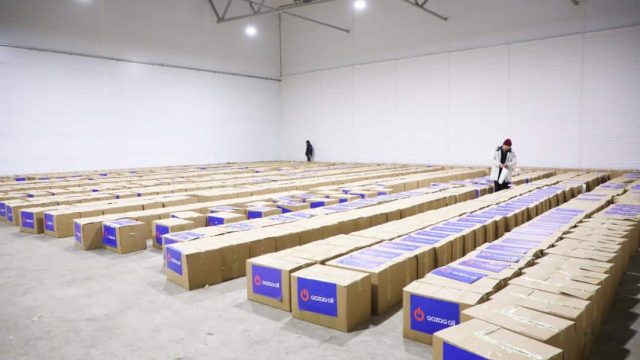 Елорда тұрғындарына 1000 азық-түлік себеті таратылды