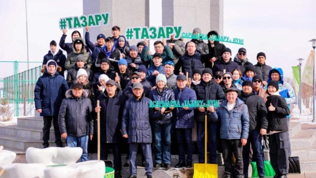 Астанада ауқымды тазарту жұмысына 35 мың адам қатысты