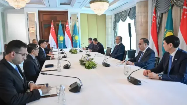 Мемлекет басшысы Сингапур премьер-министрінің орынбасарын қабылдады