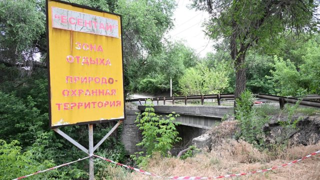 Есентай өзенінің бойындағы апатты көпірдің орнына жаңасы салынады