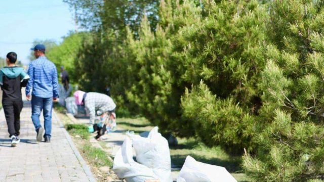 Түркістан облысында сенбілікте 250 тонна қоқыс жиналды