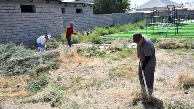 Түркістан облысында «Таза Қазақстан» акциясы аясындағы жұмыстар жүйелене түседі