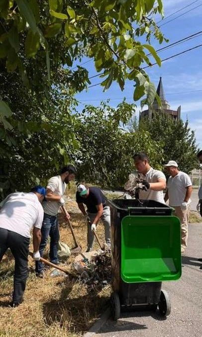 22f225a8b5931b29c603a546e9cfcbb3 Түркістан: Сайрамда «Таза бейсенбі» апталық акциясы жалғасып жатыр