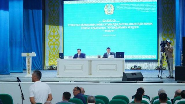 Түркістанда Отырар ауданын дамыту бағытындағы жоспарлар талқыланды