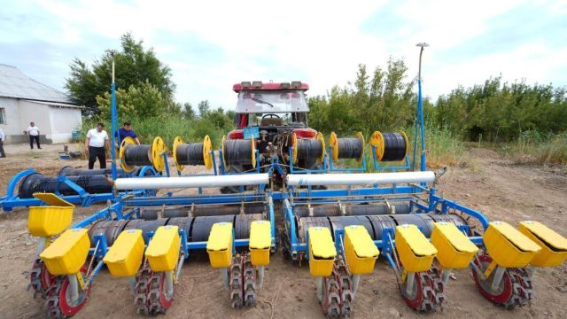 Биыл 85 мың гектар жерге су үнемдеу технологиясы енгізілді