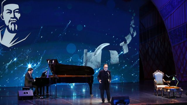 Алматыда педагогикалық еңбек ардагерлері Шахимардан Әбіловтың шығармашылық кеші өтті